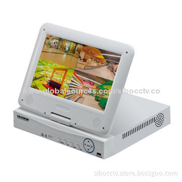 Network Video Recorders, Hi3515A 10.1inch LCD 4CH H.264 NVR